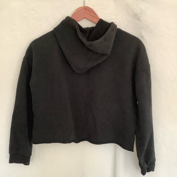 SlipKnot Womens Hoodie Size XS Y2K Cropped Graphic Heavy Metal Grunge Goth Rebel - Picture 8 of 12